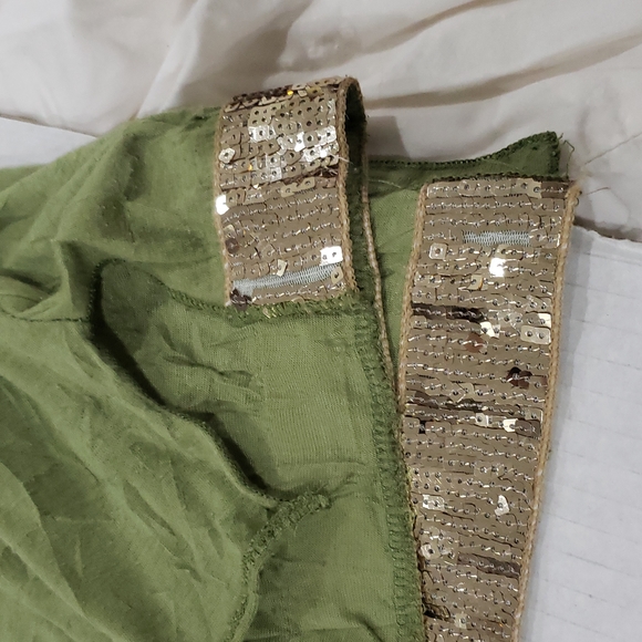 XL VTG vintage  cocomo gold sequin cami tank - Picture 2 of 9